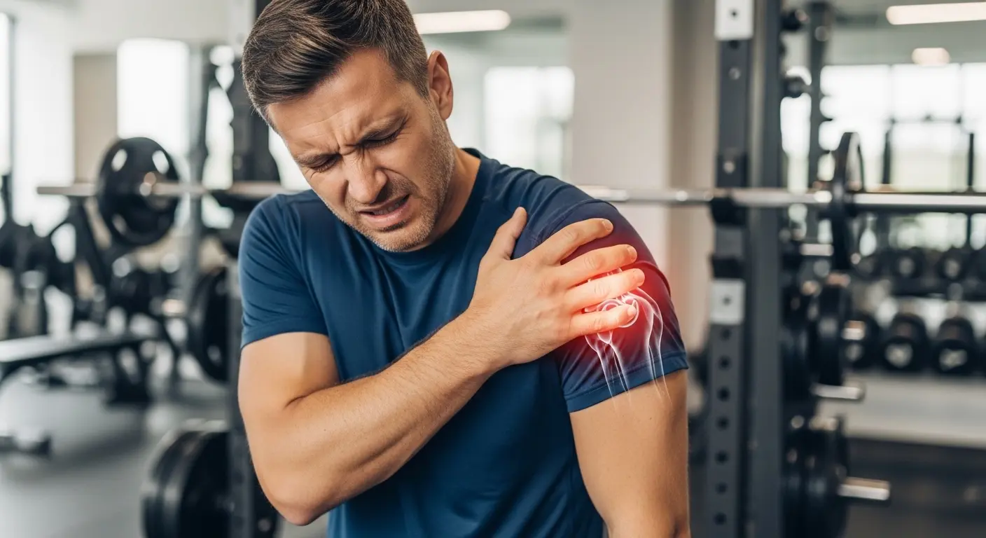 Dor no ombro na musculação