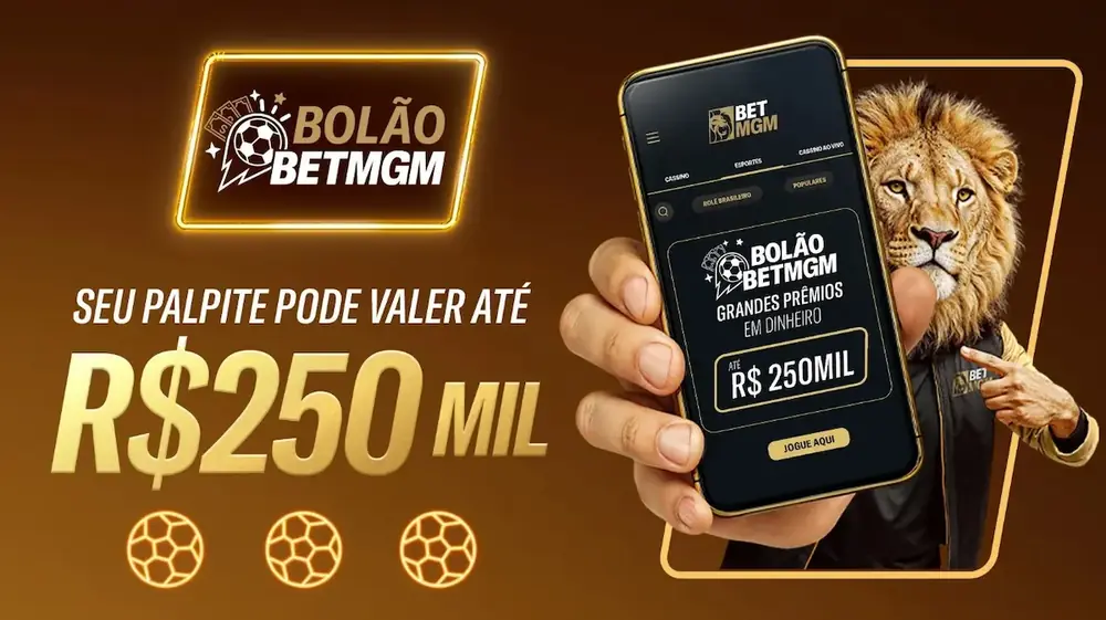 Bolão BetMGM: 100% gratuito e com prêmios em dinheiro (via pix)!