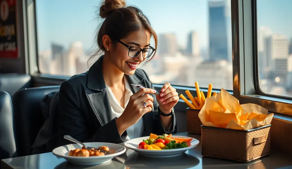 Como manter sua alimentação saudável em viagens a negócios